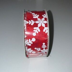 Red Snowflake Ribbon